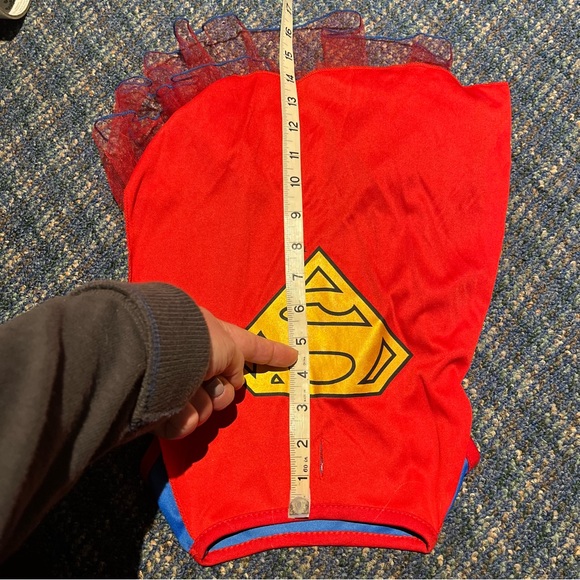 NWT DC Pet Apparel supergirl superman dog Halloween costume - Picture 9 of 9